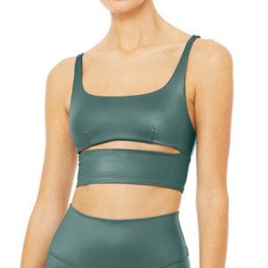 ALO YOGA  Slit Shine Bra